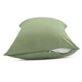 thumbnail image 6 of Unique Bargains Solid Print Minimalism Washable Pillowcases, Body Pillow, Green, 2-Pieces, 6 of 8