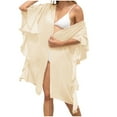 thumbnail image 3 of 2024 New Year Reset AXXD Beach Cover Ups for Women Bathing Suit Cover Up For Beach Pool Swimwear Crochet Cardigan, 3 of 8