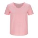 thumbnail image 5 of mfyjkho Tops Para Mujer, Blusas Casuales Holgadas De Manga Corta De Color Liso Para Mujer, Talla Grande Tops De Tallas Grandes Xxxl, 5 of 6