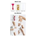 thumbnail image 2 of Green Tea 100g Depilatory Wax Roller: Fast-Acting, Gentle & Non-Irritating Hair Removal Wax Stick for Multiple Body Parts, Inhibits Regrowth, Portable Handheld Warm Wax with 15+ Optional Fragrances, 2 of 6