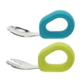 thumbnail image 2 of Miangastore Metal Toddler Utensils Set Ergonomic Design Home Use 2Pcs 3.93X1.57X1.18in, 2 of 8