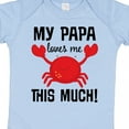 thumbnail image 4 of Inktastic My Papa Loves Me Boys or Girls Baby Bodysuit, 4 of 5