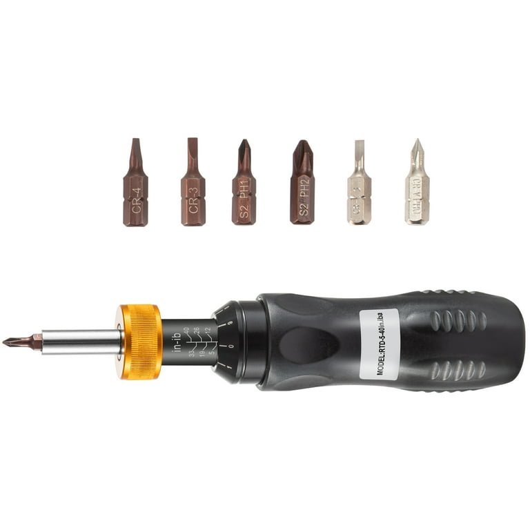 VEVOR Optics Torque Wrench Mounting Kit Handheld Torque Limiting Screwdriver 5 40 in lbs 0.7in lbs