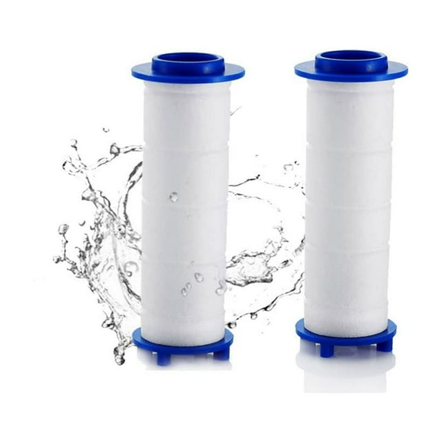 2 Filtres de Remplacement pour Pommeaux de Douche Réduisant la Rétention d'Eau Purificateur Naturel Améliore l'Expérience de la Douche Attrape-Rasoir Passoire Passoire de Cuisine Widgets de Cuisine Filtre à Eau de Cuisine