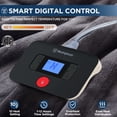 thumbnail image 5 of Westinghouse Electric Blanket Full Size Super Cozy Soft Flannel 80"" x 84"" Heated Blanket with 10 Fast Heating Levels & 1-12 Auto-Off Machine Washable ETL&FCC Certification Charcoal, 5 of 5