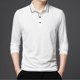 thumbnail image 5 of Blusa y camisa de manga larga con cuello vuelto para hombre, pijama deportivo para el hogar, camiseta de color liso, blusa deportiva de poliéster para hombre, 5 of 6
