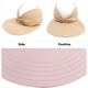 thumbnail image 3 of Sombrero De Verano Para El Sol, Ala Ancha, Visera Superior Vacía, Gorra De Playa Con Protección Uv Para Mujeres Y Hombres Eigraketly AP006787-03, 3 of 6