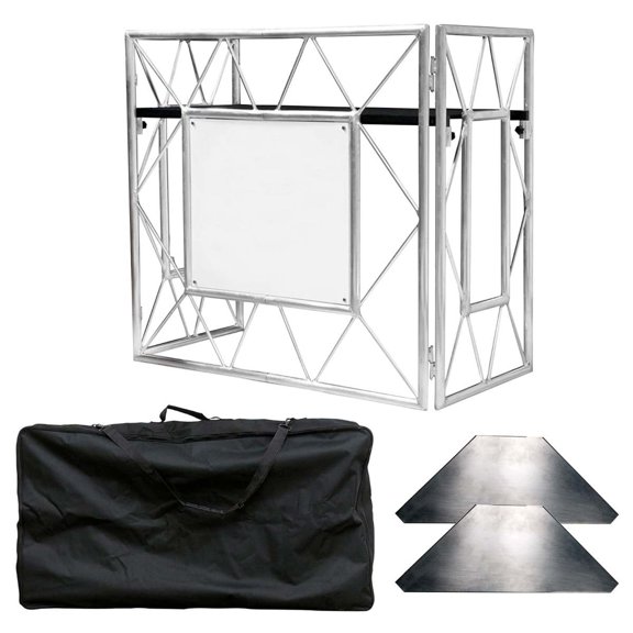 Eliminator Lighting PRO EVENT TBL 2 Portable Workstation with Aluminum Shelves & Carry Bag Package