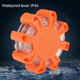 thumbnail image 1 of Qiilu Safety Emergency Light,Multi-function 8LED Roadside Warning Flashing Safety Emergency Light for Car / Boat, Road Emergency Light, 1 of 5
