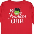 thumbnail image 4 of Inktastic Halloween So Franken Cute Boys or Girls Long Sleeve Toddler T-Shirt, 4 of 5