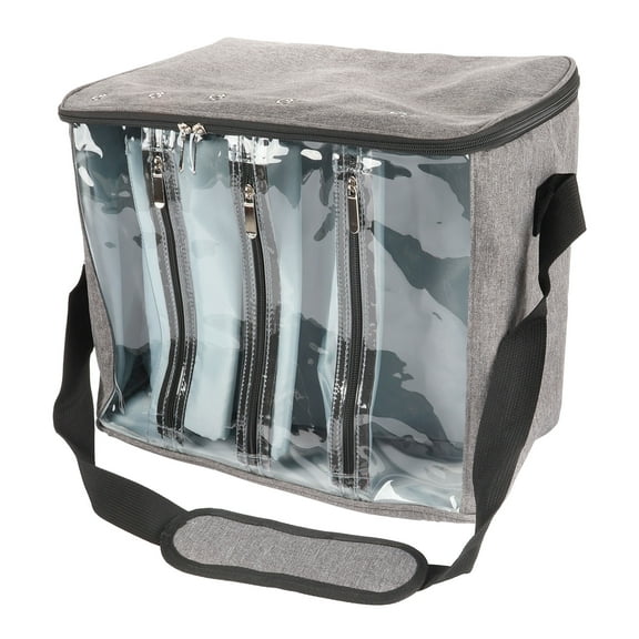 JubileeYarn Oxford Fabric Yarn Storage Tote Bag - Grey - 1 Bag
