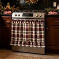 thumbnail image 5 of Velorith Christmas Oven Door Curtain with Bowknot and Ruffle Lace, Xmas Stove Front Decorative Cover, Polyester Holiday Kitchen Decor for Festive Home Display, 5 of 6
