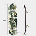 thumbnail image 3 of Skateboards for Beginners Tropical leaves flowers seamless cheerful palm trees bird strelitzia 31"x8" Maple Double Kick Concave Boards Complete Skateboards Outdoor for Adults family friends Gifts, 3 of 5