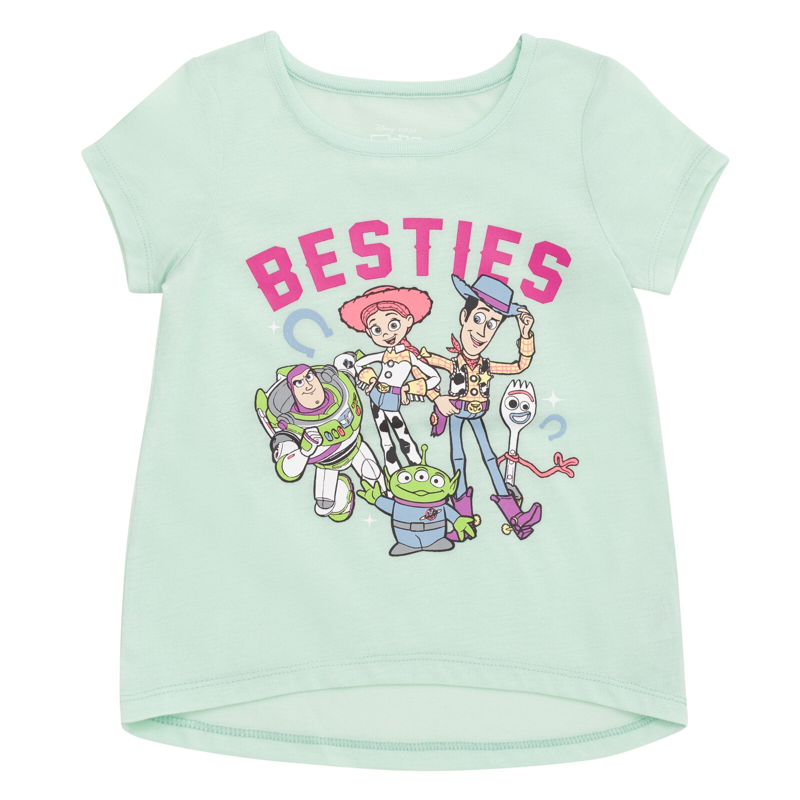 Disney Toy Story Woody Buzz Lightyear Jessie T-Shirt and French Terry Dolphin Shorts Outfit Set Toddler to Big Kid