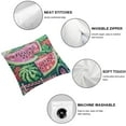 thumbnail image 4 of Acheng  Hello Summer Throw Pillow Cover Green Truck Watermelon Decortions Pillowcase Farmhouse Summer Patio Outdoor Cushion Cases for Sofa Couch Home,Set of 2 White, 4 of 6