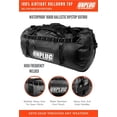 thumbnail image 4 of UNPLUG Waterproof Dry Duffel Bag 65L, Heavy Duty 1680D Large Travel Bag for Camping, Boating, Motorcycling and Hunting, BlackOps, 4 of 7