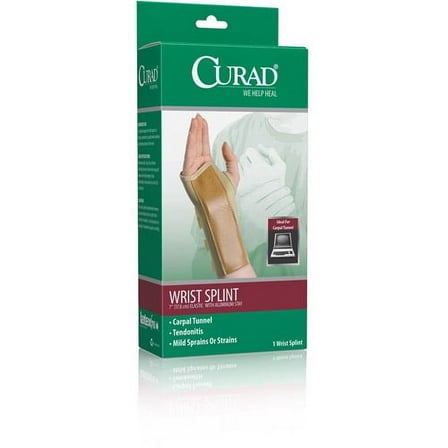Curad 7" Elastic Wrist Splint With Alumi