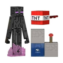 Minecraft Enderman Action Figure & Accessory Set, 3.25-inch Scale Collectible Toy & Building Piece
