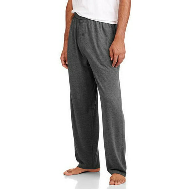 Hanes - Men's Striped Band Cotton Jersey Knit Sleep Pant and Lounge ...