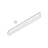 Genuine OE Mitsubishi Lower Molding - 5727A511HA