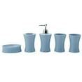 thumbnail image 1 of Ensemble d'Accessoires de Bain 5 Pcs Comprend Distributeur Porte-Brosse à Dents Gobelet de Gargarisme Boîte à Savon, 1 of 10