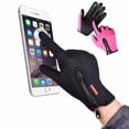 thumbnail image 2 of Deportes al aire libre de otoño e invierno para hombre, además de pantalla táctil de terciopelo, guantes cálidos para montar en bicicleta de esquí (naranja L) brillar Hogar, 2 of 5