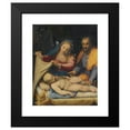 thumbnail image 2 of Lorenzo Sabatini 15x18 Black Modern Framed Museum Art Print Titled - Holy Family with the Sleeping Christ Child, 2 of 5
