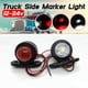 thumbnail image 1 of 8 luces LED de posición laterales de 12-30 V, luces de remolque, lámparas para coche/camión/caravana, accesorios para camión LED rojos de 24 V, 1 of 1