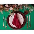thumbnail image 2 of Burgundy Red Cloth Napkins 100% Cotton Set of 6, Red Kitchen Napkins for Dinner, Soft Comfortable and Reusable 18"x18, 2 of 4