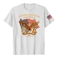 thumbnail image 3 of Lazyguy Women's Casual USA 250th Anniversary Celebration Loose Short Sleeve Crew Neck Tops Party T-Shirts Outdoor Celebration Printing Patterns Tee S-3XL White, 3 of 6