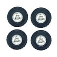 thumbnail image 2 of Colcolo 4 Pieces RC Car Tires Spare Part for MN82 B14 B16 B36 1/12 1/16 Scale RC Car Silver, 2 of 8