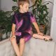 thumbnail image 4 of Fotbe Neon Futuristic Dragon Pijama Estampada de 2 Piezas para Niños – Ropa de Dormir de Manga Corta Cómoda para Niños y Niñas, Camiseta y Shorts de Algodón-4X-Large, 4 of 6