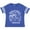 Football Blue and White, variant on Summer Vacation Mode Panama City Beach Florida Boys or Girls Toddler T-Shirt