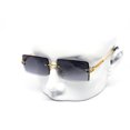 thumbnail image 2 of Men's Sunglasses Rimless Style Square Black Hip Hop Square Shades, 2 of 2
