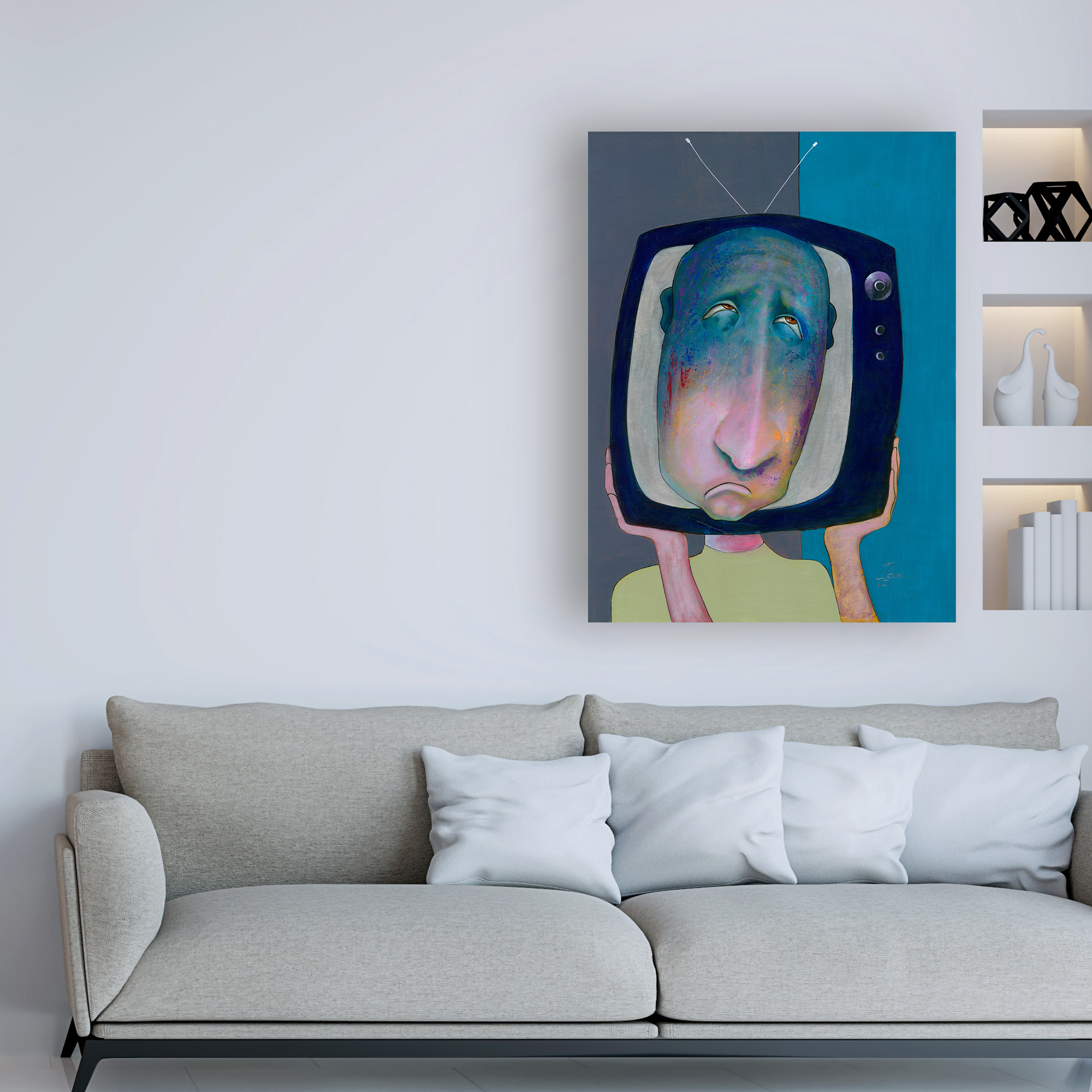 Trademark Fine Art 'iTube' Canvas Art by Ronny Z
