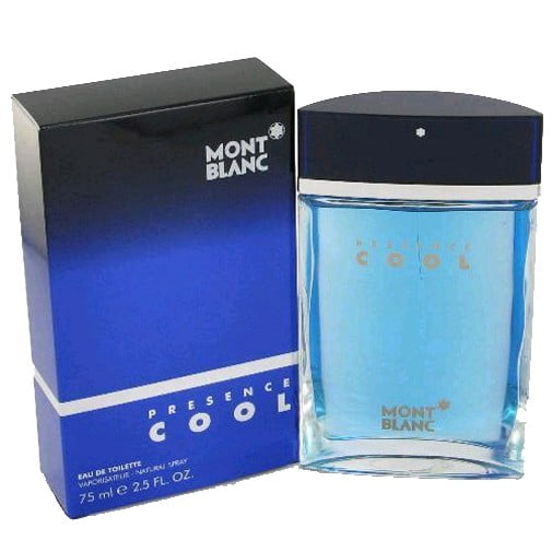 Mont Blanc Presence Cool By Mont Blanc 2 5 Oz Edt Spray For Men Walmart Com