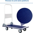 thumbnail image 4 of 10 330lbs Platform Cart Dolly Folding Foldable Moving Warehouse Push Hand Truck, 4 of 6
