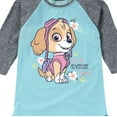 thumbnail image 3 of Paw Patrol - Adventure Begin - Toddler And Youth Girls Raglan Graphic T-Shirt, 3 of 6