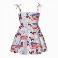 thumbnail image 4 of KPOPLK Toddler Dress Baby Girls Cotton Ruffle Sleeveless Summer Dresses Kids Boho Beach Casual Sundress(12-24 Months,White), 4 of 7