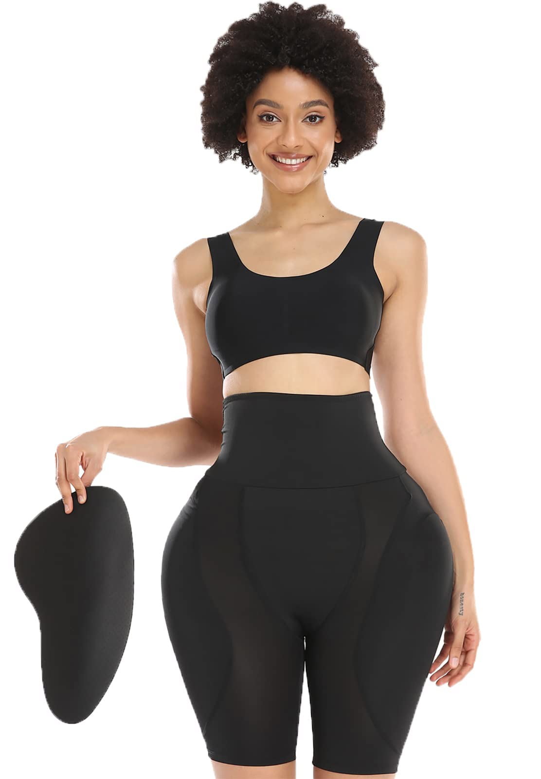 Lilvigor Butt Lifter Panties Body Shaper for Women Padded Hip Enhancer  Tummy Control Shapewear BBL Shorts 