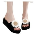thumbnail image 3 of VerPetridure Womens Sandals Casual Summer Women Beach Breathable Flowers Sandals Home Slipper Flip-Flops Wedges Shoes, 3 of 8