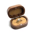 thumbnail image 4 of Paokuoon Jewelry Storage Box Exquisite Smooth Surface Sturdy Portable Soft Lining Wedding Ring Storage Box Home Supply Jewelry Box, 4 of 8