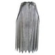 thumbnail image 2 of Capa de bruja, accesorio de cosplay, poncho gótico de mago para fiestas de adultos, celebración espeluznante Negro Plata, 2 of 9
