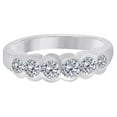 thumbnail image 2 of Aonejewelry 0.75 Ct. Ctw Engagement Wedding Band In 14K Solid White Gold, 2 of 3