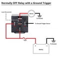thumbnail image 5 of Automotive 5-Pin 30/40A 12V SPDT Relays with Interlocking Relay Sockets and in-Line ATC Fuse Holders, 5 of 7