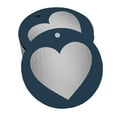 thumbnail image 1 of Inkdotpot Silver Foil Paper Hang Tags Made With Love Wedding Favor Tags 100 Pieces, 1 of 6