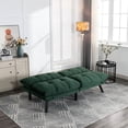 thumbnail image 5 of Emerald twin - sized folding convertible sofa bed with adjustable backrest and soft cover fits small apartment primary living space well, 5 of 6