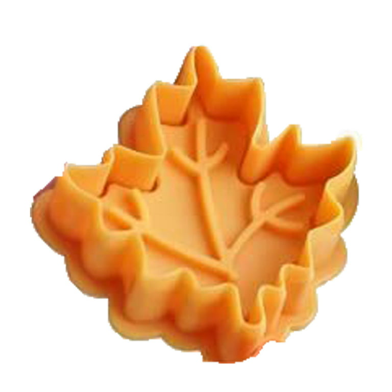 Joinor Cake Leaves Baking Pie Crust Cutters Set of 4 Random Color