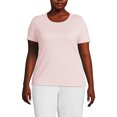 thumbnail image 3 of Lands' End Women's Plus Size Cotton Rib T-shirt, 3 of 3