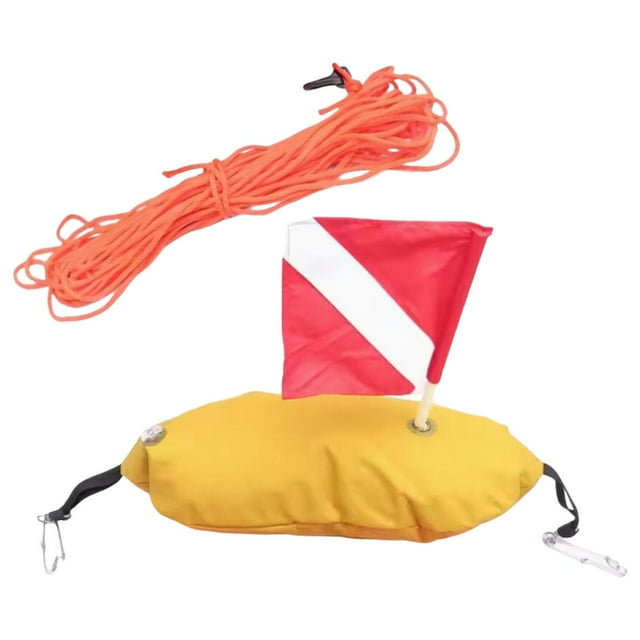 Colaxi Bouée de Plongée Bouée Bouée de Plongée Accessoires Gonflables Léger Entraînement Flotteur Bouée vers le Bas pour la Plongée en Apnée